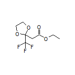 Ethyl 2-[2-(Trifluoromethyl)-1,3-dioxolan-2-yl]acetate