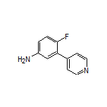 4-Fluoro-3-(4-pyridyl)aniline