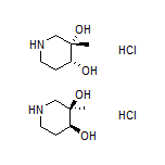 cis-3-Methylpiperidine-3,4-diol Hydrochloride