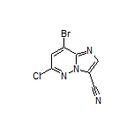 8-Bromo-6-chloroimidazo[1,2-b]pyridazine-3-carbonitrile