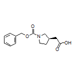 (R)-2-[1-[(Benzyloxy)carbonyl]pyrrolidin-3-yl]acetic Acid