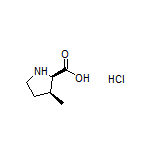 (2R,3S)-3-Methylpyrrolidine-2-carboxylic Acid Hydrochloride