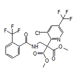 Dimethyl 2-[3-Chloro-5-(trifluoromethyl)pyridin-2-yl]-2-[[2-(trifluoromethyl)benzamido]methyl]malonate