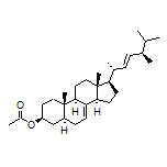 (3S,5S,9R,10S,13R,14R,17R)-17-[(2R,5R,E)-5,6-Dimethylhept-3-en-2-yl]-10,13-dimethyl-2,3,4,5,6,9,10,11,12,13,14,15,16,17-tetradecahydro-1H-cyclopenta[a]phenanthren-3-yl Acetate