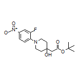 tert-Butyl 2-[1-(2-Fluoro-4-nitrophenyl)-4-hydroxypiperidin-4-yl]acetate