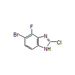 5-Bromo-2-chloro-4-fluoro-1H-benzo[d]imidazole