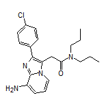 2-[8-Amino-2-(4-chlorophenyl)imidazo[1,2-a]pyridin-3-yl]-N,N-dipropylacetamide