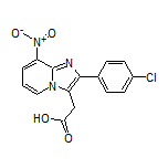 2-[2-(4-Chlorophenyl)-8-nitroimidazo[1,2-a]pyridin-3-yl]acetic Acid