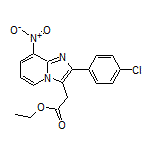 Ethyl 2-[2-(4-Chlorophenyl)-8-nitroimidazo[1,2-a]pyridin-3-yl]acetate