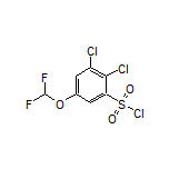 2,3-Dichloro-5-(difluoromethoxy)-1-benzenesulfonyl Chloride