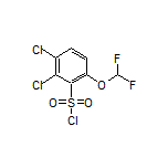 2,3-Dichloro-6-(difluoromethoxy)-1-benzenesulfonyl Chloride