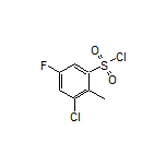 3-Chloro-5-fluoro-2-methyl-1-benzenesulfonyl Chloride