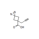 5-(Prop-2-yn-1-yl)-1,2-diazaspiro[2.3]hex-1-ene-5-carboxylic Acid