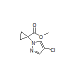 Methyl 1-(4-Chloro-1H-pyrazol-1-yl)cyclopropane-1-carboxylate