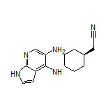 2-[trans-4-[(5-Amino-7-azaindole-4-yl)amino]cyclohexyl]acetonitrile