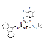 Perfluorophenyl (R)-3-(tert-Butyldisulfanyl)-2-(Fmoc-amino)propanoate