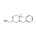 (4-Benzyl-5,5-dimethylmorpholin-2-yl)methanol