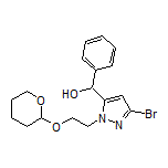 [3-Bromo-1-[2-[(Tetrahydro-2H-pyran-2-yl)oxy]ethyl]-1H-pyrazol-5-yl](phenyl)methanol