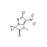Methyl 1-(3-Chloro-4-nitro-1H-pyrazol-1-yl)cyclopropane-1-carboxylate