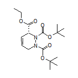 Ethyl (R)-1,2-Di-Boc-1,2,3,6-tetrahydropyridazine-3-carboxylate