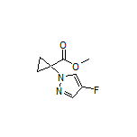 Methyl 1-(4-Fluoro-1H-pyrazol-1-yl)cyclopropane-1-carboxylate