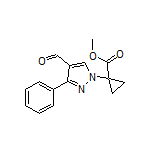 Methyl 1-(4-Formyl-3-phenyl-1H-pyrazol-1-yl)cyclopropane-1-carboxylate
