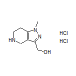 [1-Methyl-4,5,6,7-tetrahydro-1H-pyrazolo[4,3-c]pyridin-3-yl]methanol Dihydrochloride