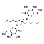 (2S,2’S,3R,3’R,4R,4’R,5S,5’S,6S,6’S)-6,6’-[(2,2-Dihexylpropane-1,3-diyl)bis(oxy)]bis[2-(hydroxymethyl)tetrahydro-2H-pyran-3,4,5-triol]