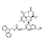 (2S,3R,4S,5S,6S)-2-[2-[3-(Fmoc-amino)propanamido]-4-(bromomethyl)phenoxy]-6-(methoxycarbonyl)tetrahydro-2H-pyran-3,4,5-triyl Triacetate