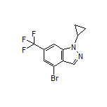 4-Bromo-1-cyclopropyl-6-(trifluoromethyl)-1H-indazole