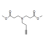 Dimethyl 3,3’-(But-3-yn-1-ylazanediyl)dipropanoate