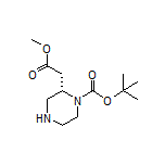 Methyl (S)-N-Boc-(piperazin-2-yl)acetate