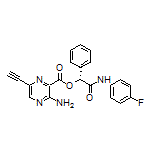 (R)-2-[(4-Fluorophenyl)amino]-2-oxo-1-phenylethyl 3-Amino-6-ethynylpyrazine-2-carboxylate