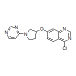 4-Chloro-7-[[1-(pyrimidin-4-yl)pyrrolidin-3-yl]oxy]quinazoline