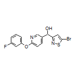 (5-Bromo-3-isothiazolyl)[6-(3-fluorophenoxy)-3-pyridyl]methanol