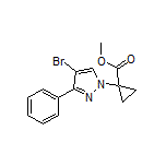 Methyl 1-(4-Bromo-3-phenyl-1H-pyrazol-1-yl)cyclopropane-1-carboxylate