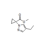 Methyl 1-(4-Ethyl-1H-pyrazol-1-yl)cyclopropane-1-carboxylate