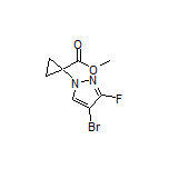 Methyl 1-(4-Bromo-3-fluoro-1H-pyrazol-1-yl)cyclopropane-1-carboxylate