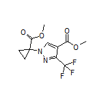 Methyl 1-[1-(Methoxycarbonyl)cyclopropyl]-3-(trifluoromethyl)-1H-pyrazole-4-carboxylate