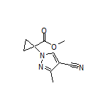 Methyl 1-(4-Cyano-3-methyl-1H-pyrazol-1-yl)cyclopropane-1-carboxylate