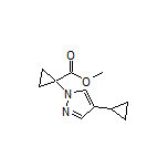 Methyl 1-(4-Cyclopropyl-1H-pyrazol-1-yl)cyclopropane-1-carboxylate