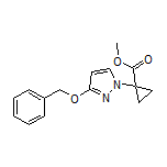 Methyl 1-[3-(Benzyloxy)-1H-pyrazol-1-yl]cyclopropane-1-carboxylate