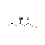 3-Imino-5-methylhexanamide