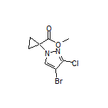 Methyl 1-(4-Bromo-3-chloro-1H-pyrazol-1-yl)cyclopropane-1-carboxylate