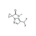 Methyl 1-[4-(Difluoromethyl)-1H-pyrazol-1-yl]cyclopropane-1-carboxylate