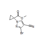 Methyl 1-(3-Bromo-4-cyano-1H-pyrazol-1-yl)cyclopropane-1-carboxylate