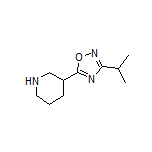 3-Isopropyl-5-(piperidin-3-yl)-1,2,4-oxadiazole