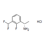 (S)-1-[3-(Difluoromethyl)-2-fluorophenyl]ethanamine Hydrochloride