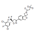(S)-1-[5’-[5-(3,5-Dichloro-4-fluorophenyl)-5-(trifluoromethyl)-4,5-dihydroisoxazol-3-yl]-3’H-spiro[azetidine-3,1’-isobenzofuran]-1-yl]-2-(methylsulfonyl)ethanone