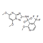 N-(5,7-Dimethoxy-[1,2,4]triazolo[1,5-a]pyrimidin-2-yl)-2-methoxy-4-(trifluoromethyl)pyridine-3-sulfonamide